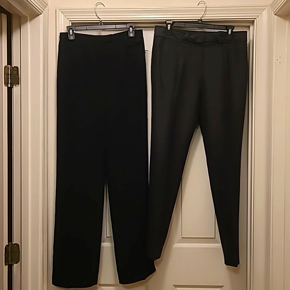 2 Pants - a Ladies Designer Pant, a Worthington Modern Fit pant